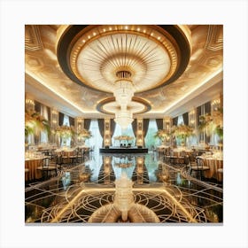 Gilded Ballroom Canvas Print