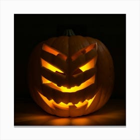 Halloween Pumpkin - Halloween Stock Videos & Royalty-Free Footage Canvas Print