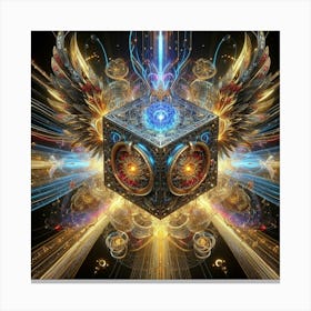 Cube Of Light 23 Canvas Print