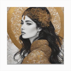 Gold Goddess Canvas Print