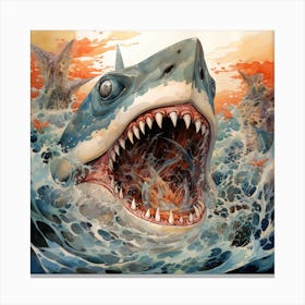 Great White Shark 2 Canvas Print