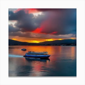 Sunset In Ireland 3 Canvas Print