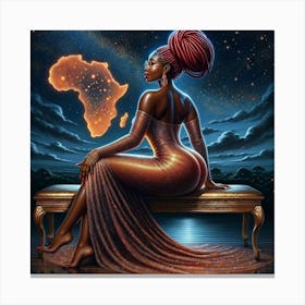 African Woman 9 Canvas Print