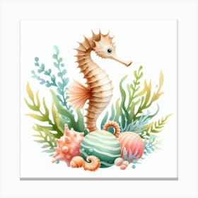 Seahorse 5 Canvas Print