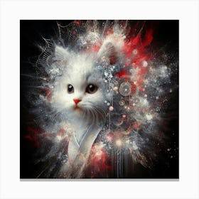 Cat In Space Canvas Print