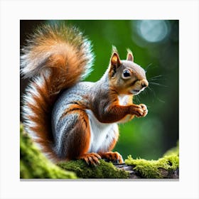 Squirrel In The Forest 269 Canvas Print