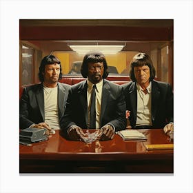 Pulp Fiction Art Print 3 Canvas Print