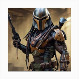 Mando/Predator 3 Canvas Print