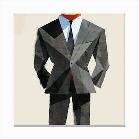 Man In Suit 1 Canvas Print