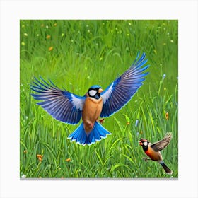 Blue Tit 29 Canvas Print