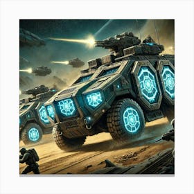 Shielded Apcs Iron Commonwealth Canvas Print