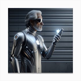 Man In An Apple Suit Canvas Print