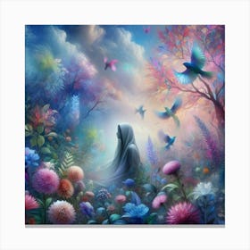 Fairy In The Garden 1 Canvas Print