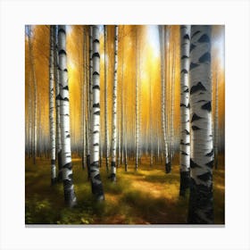 Birch Forest 29 Canvas Print