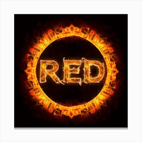 Red - Red Stock Videos & Royalty-Free Footage Canvas Print