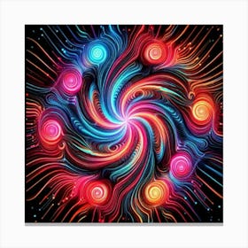 Psychedelic Swirl 10 Lienzo