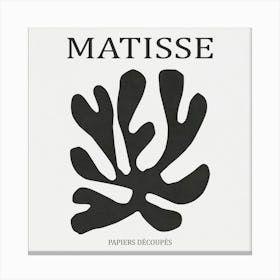 BlackLeaf 02- Matisse Canvas Print