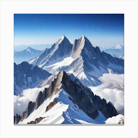 Pakistan Mountain Range Canvas Print