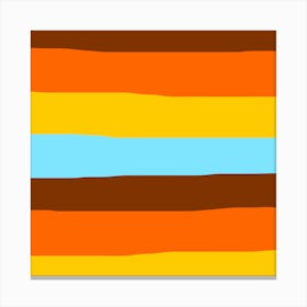 Abstract Striped Background Canvas Print