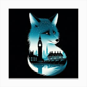 Fox and Big Ben 1 Canvas Print