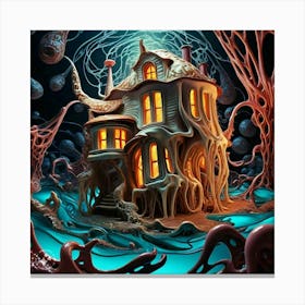 House Of Worms Canvas Print