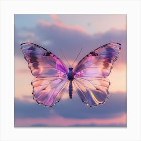 Butterfly In The Sky Canvas Print