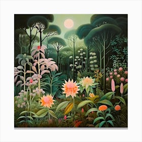 Garden By F Parrish Canvas Print