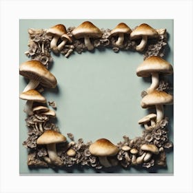 Mushroom Frame 3 Canvas Print