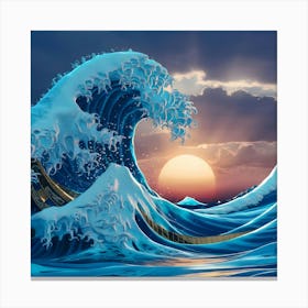 Great Wave Off Kanagawa Canvas Print