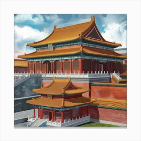 Forbidden City Canvas Print