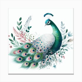 Peacock 4 Canvas Print