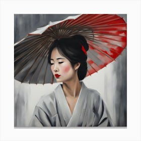 Geisha Canvas Print