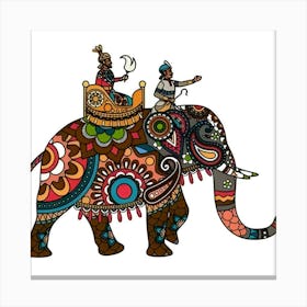 Indian Elephant 1 Canvas Print