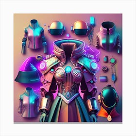 Sci-Fi Illustration Canvas Print