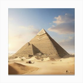 Pyramids Of Giza 1 Canvas Print