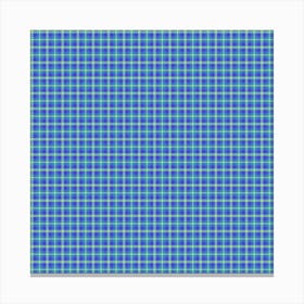 Blue Squares Canvas Print