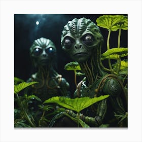 Aliens Canvas Print