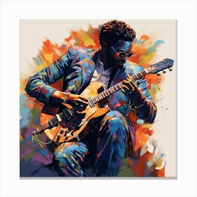 Blues Artist Canvas Print