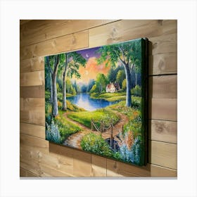 Landscape Painting Canvas Print