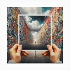 Street Photoshop Canvas Print