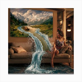 Waterfall 3 Canvas Print