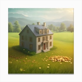 The Golden House X4 Canvas Print