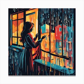 Rainy Day Canvas Print