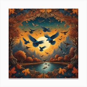 Crows 1 Canvas Print