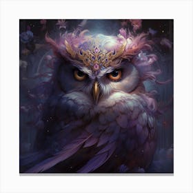 Angry Owl Canvas Print