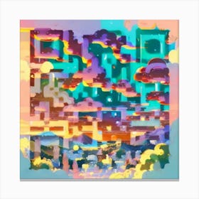 Qr Code 1 Canvas Print