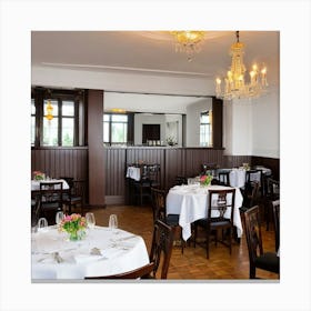 Dining Room Canvas Print