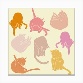 Warm Cats Canvas Print