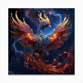 Phoenix in Space Canvas Print