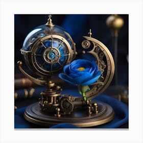 Steampunk Rose 2 Canvas Print